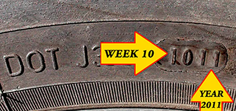 date on tire